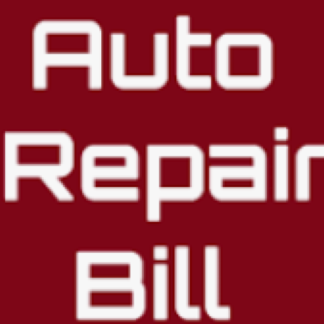 Auto Repair Bill